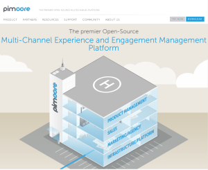 Screenshot Pimcore Website
